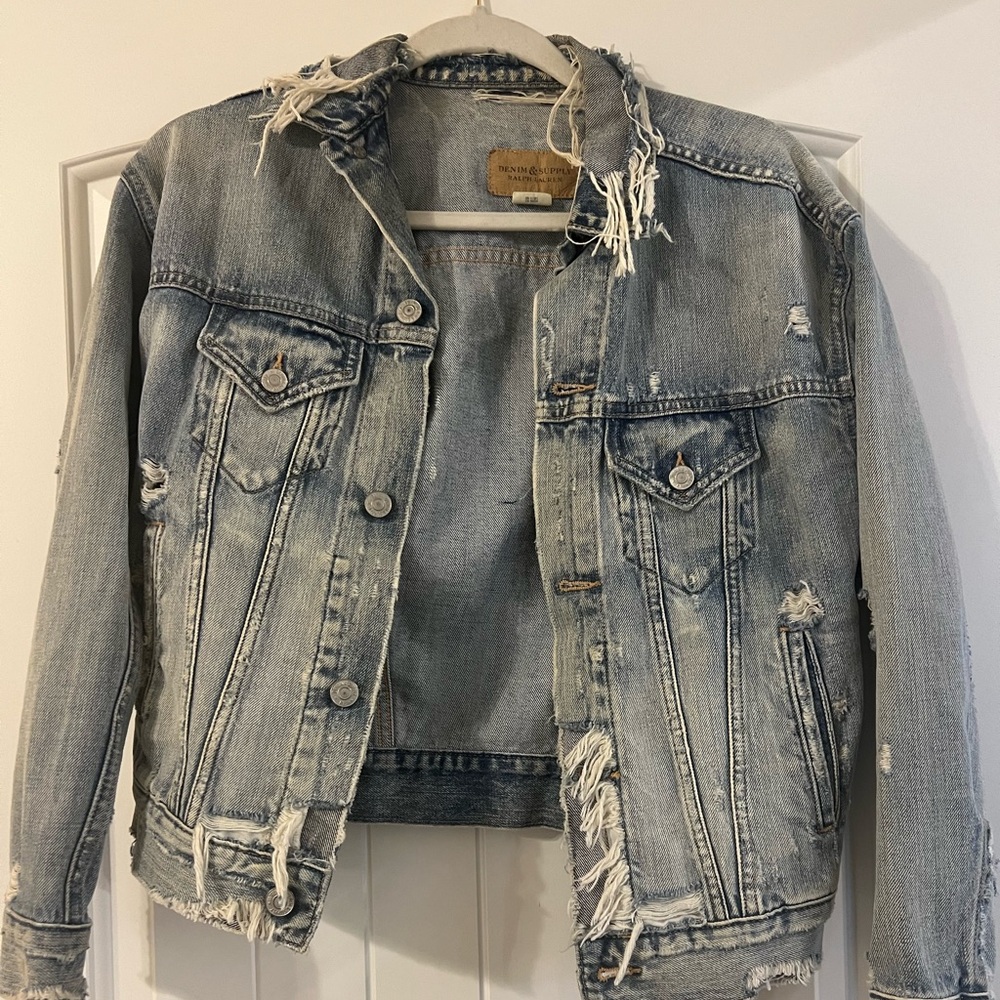 Distressed Denim Jacket